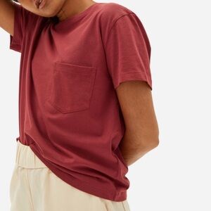 Everlane Organic Cotton Box Cut Pocket Tee